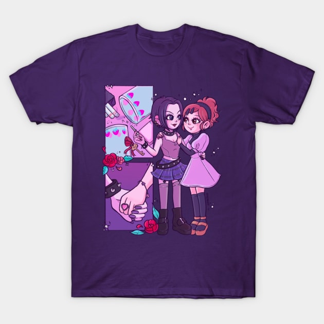 Nana and Hachi  fanart by anshiehoop T-Shirt by Anshie Hoop Shop